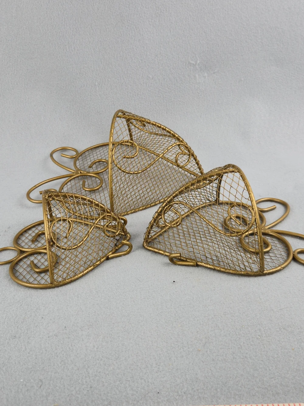 vintage wall baskets set vintage